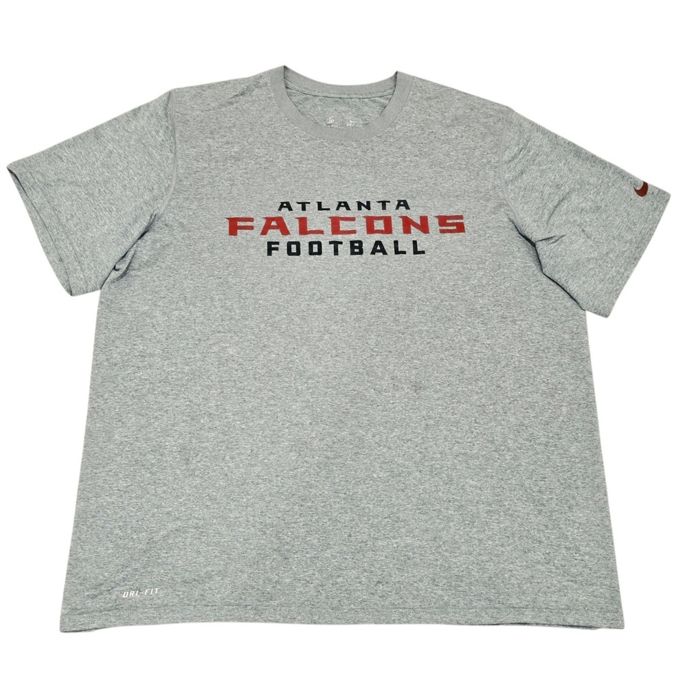 Nike Atlanta Falcons On Field Dri-FIT Shirt Men's XL Gray NFL Football